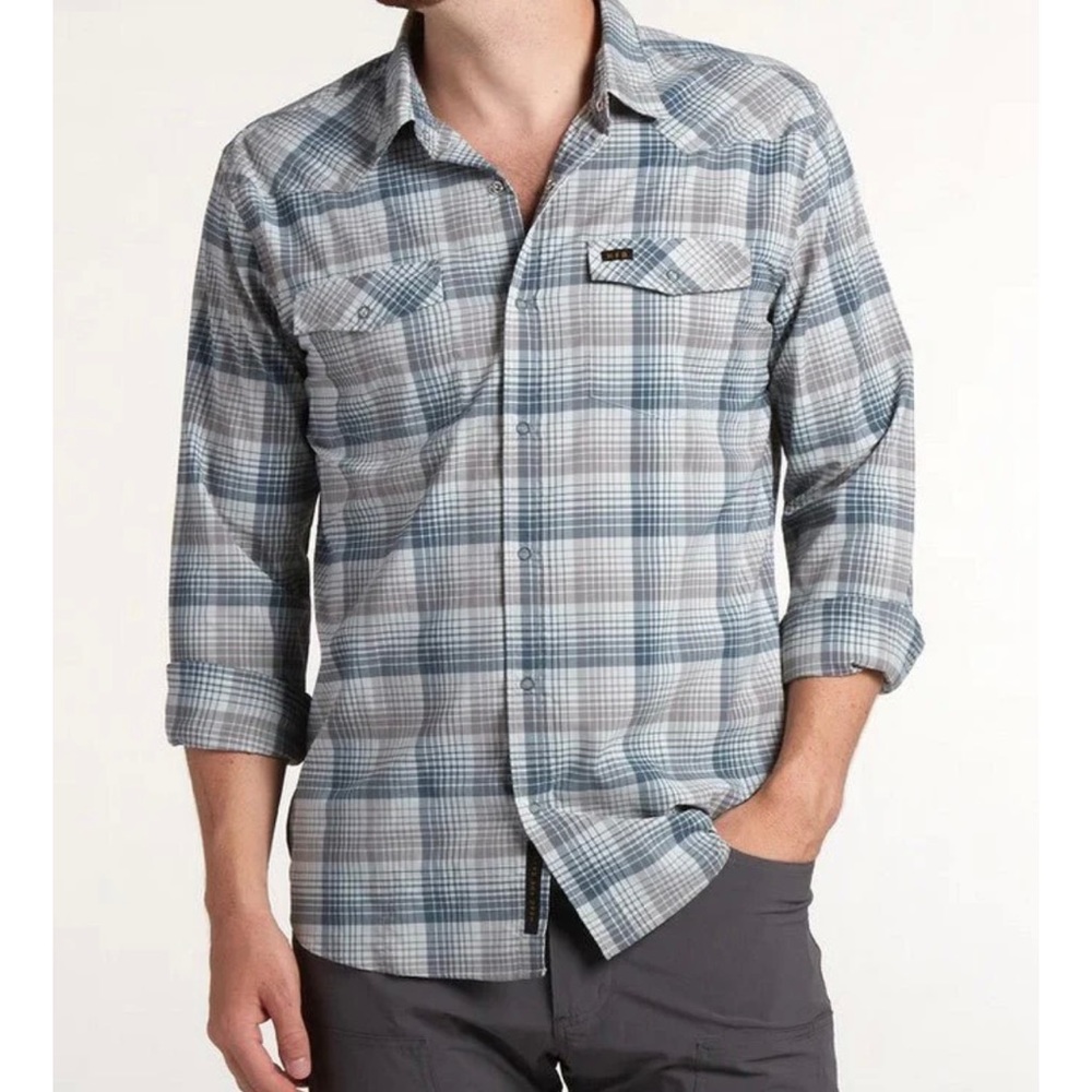 Howler Bros - H Bar B Tech Long Sleeve Shirt - Bonefish Grey